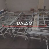 Dalso: loading miter saw and unloading panels